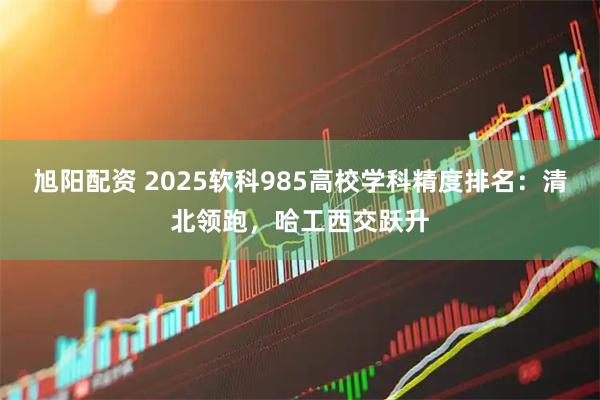 旭阳配资 2025软科985高校学科精度排名：清北领跑，哈工西交跃升